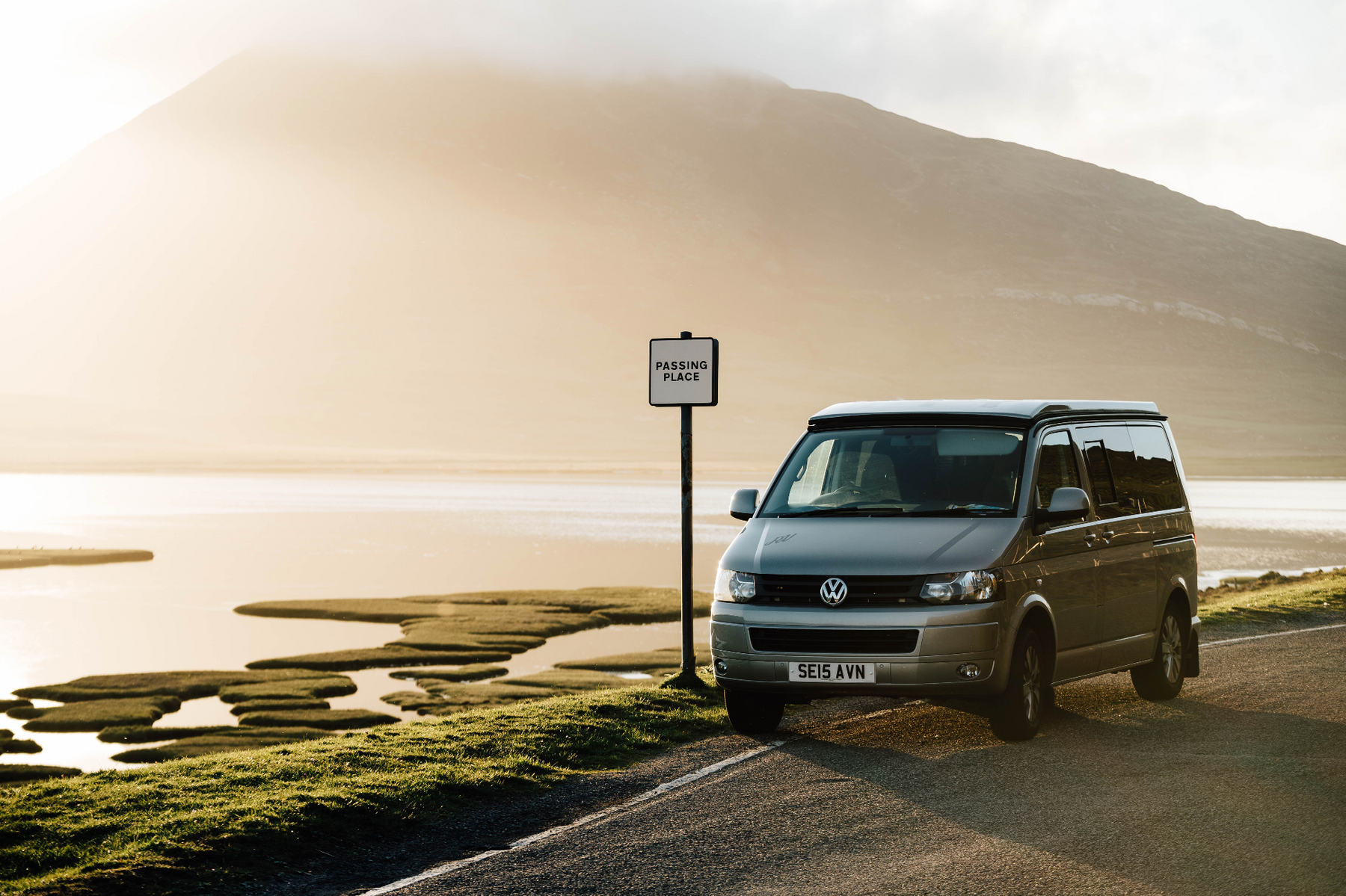 VW Camper in Scotland hired from Trax